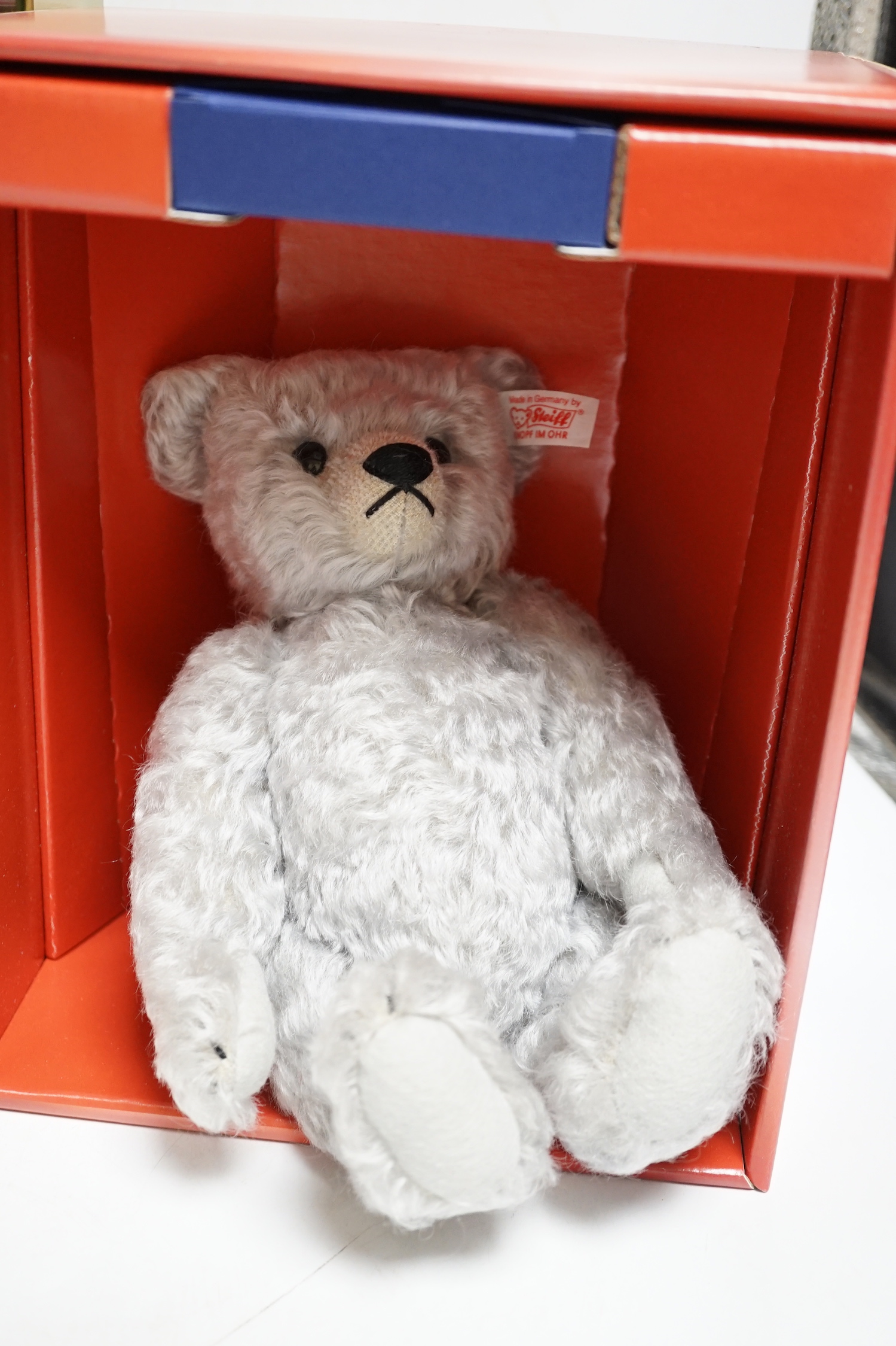 A Steiff Swarovski Poinsettia bear and a Penhaligon Special Edition bear